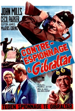 Affiche du film Contre-Espionnage A Gibraltar