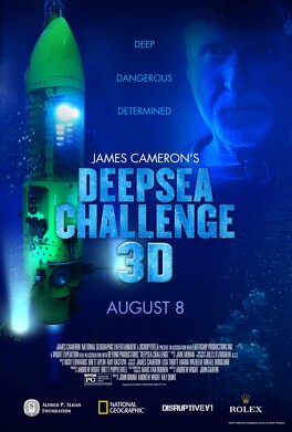 Affiche du film Deepsea Challenge 3D, l'aventure d'une vie