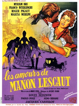 Affiche du film Les Amours De Manon Lescaut