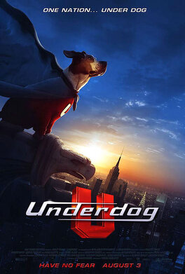 Affiche du film Underdog, chien volant non indentifé