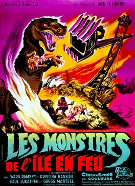 Affiche du film Les Monstres De L'Ile En Feu