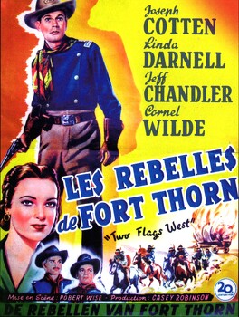 Affiche du film Les rebelles de fort Thorn