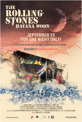 Affiche du film The Rolling Stones in Cuba - Havana Moon