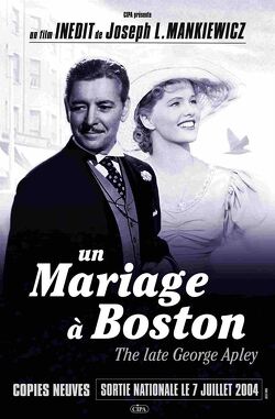 Couverture de Un Mariage à Boston