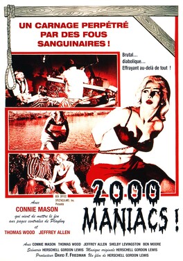 Affiche du film Two thousand maniacs !