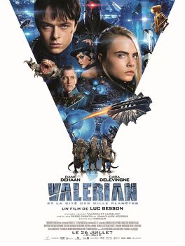 Affiche du film Valérian et la Cité des Mille Planètes