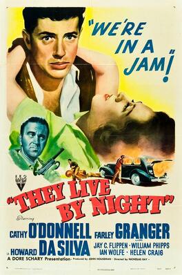 Affiche du film They live by night (les amants de la nuit)