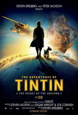 Affiche du film Les Aventures de Tintin : Le Secret de La Licorne