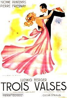 Affiche du film Les trois valses