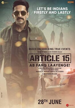 Affiche du film Article 15