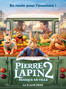 Affiche du film Pierre Lapin 2 : Panique en ville