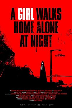 Couverture de A girl walks home alone at night