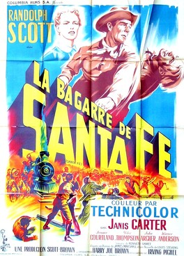 Affiche du film La Bagarre de Santa Fe