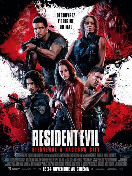 Affiche du film Resident Evil : Welcome to Raccoon City