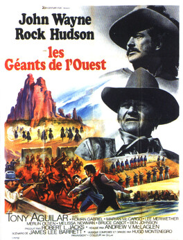 Affiche du film Les géants de l'Ouest (The undefeated)