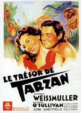 Affiche du film Le trésor de Tarzan