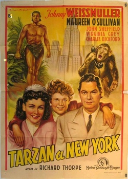 Couverture de Les aventures de Tarzan à New York