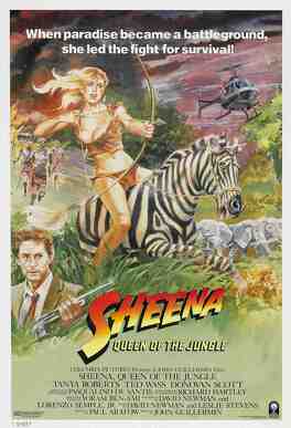 Affiche du film Sheena, reine de la jungle