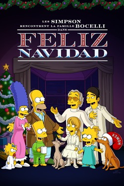 Couverture de Les Simpson rencontrent la famille Bocelli dans Feliz Navidad