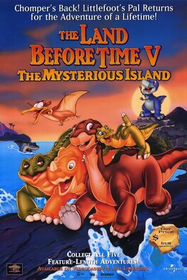 Affiche du film Le petit dinosaure 5 : l'île mystérieuse