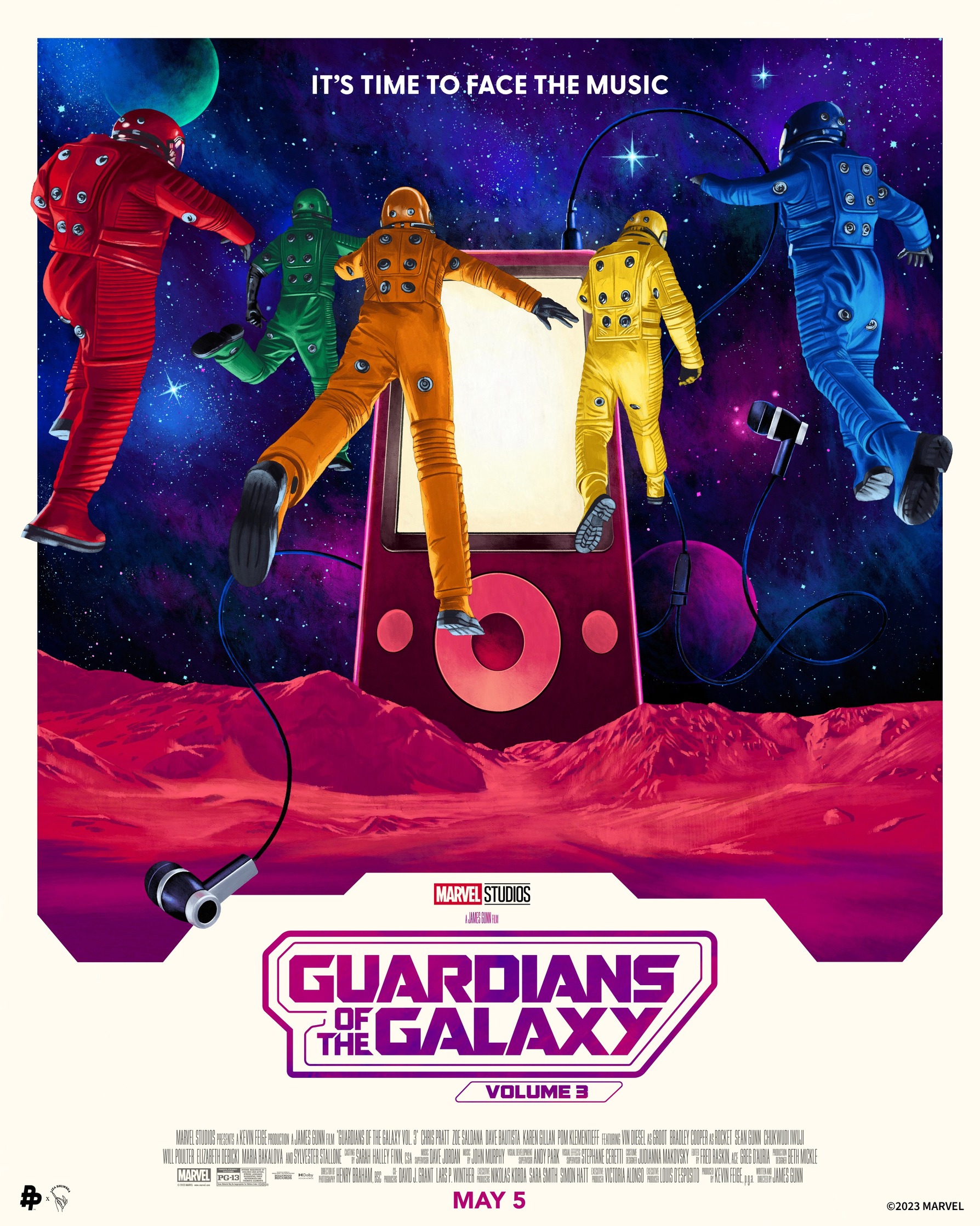 Affiches et pochettes Les Gardiens de la galaxie 3 de James Gunn