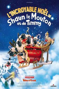 Couverture de L'Incroyable Noël de Shaun le Mouton et de Timmy
