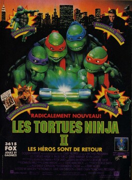 Affiche du film Les tortues ninja 2