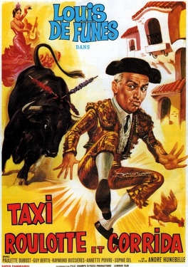 Affiche du film Taxi, roulotte et corrida