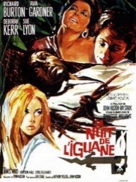 Affiche du film La nuit de l'iguane