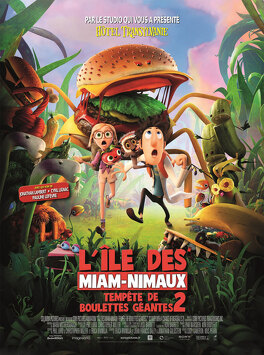 Affiche du film Tempête de Boulettes Géantes 2 : L'Ile des Miam-Nimaux