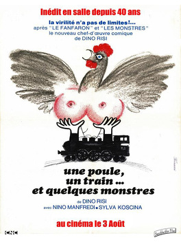 Affiche du film Une Poule, un train et quelques monstres