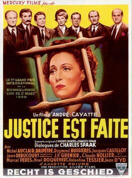 Affiche du film Justice est faite