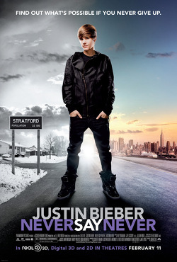 Couverture de Justin Bieber : Never Say Never