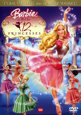 Affiche du film Barbie au bal des douze princesses