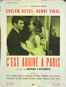 Affiche du film C'est arrivé à Paris