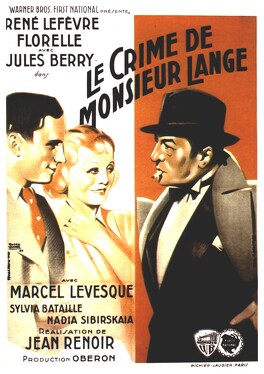 Affiche du film Le crime de monsieur Lange