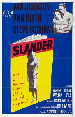Affiche du film Slander