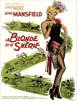 Affiche du film La blonde et le shérif