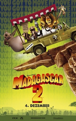 Affiche du film Madagascar 2 : La Grande Evasion
