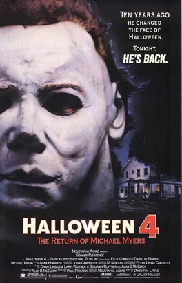 Affiche du film Halloween 4 : Le Retour de Michael Myers
