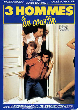 Affiche du film Trois hommes et un couffin