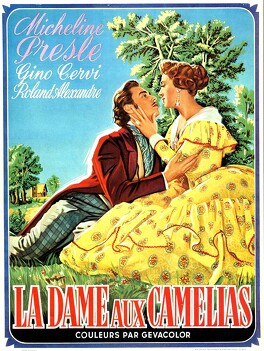 Affiche du film La dame aux camélias