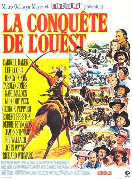 Affiche du film la conquête de L'Ouest
