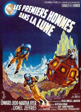 Affiche du film Les Premiers Hommes Dans La Lune