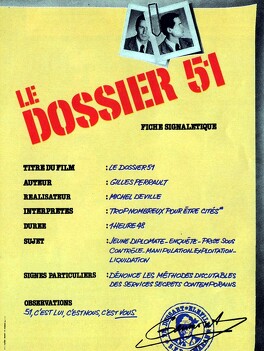 Affiche du film Le Dossier 51