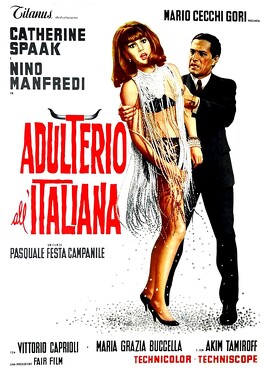 Affiche du film Adulterio All'Italiana