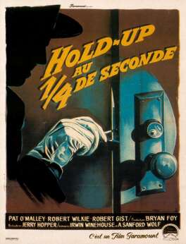 Affiche du film Hold-Up Au 1/4 De Seconde
