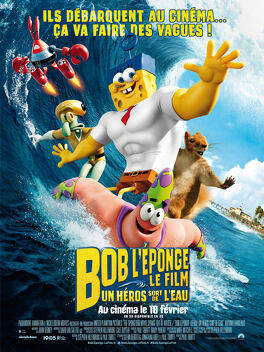 Affiche du film Bob l'éponge - Le film : Un héros sort de l'eau