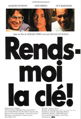 Affiche du film Rends-Moi La Clé !
