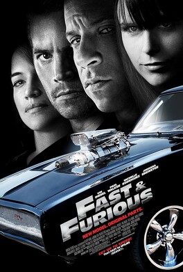 Affiche du film Fast and Furious 4
